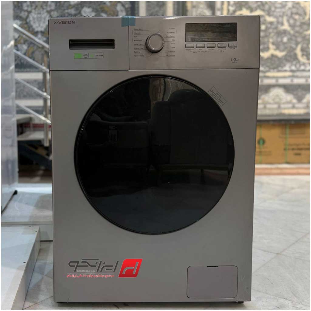 ماشین لباسشویی اتوماتیک ایکس ویژن مدل TE62-AW/AS